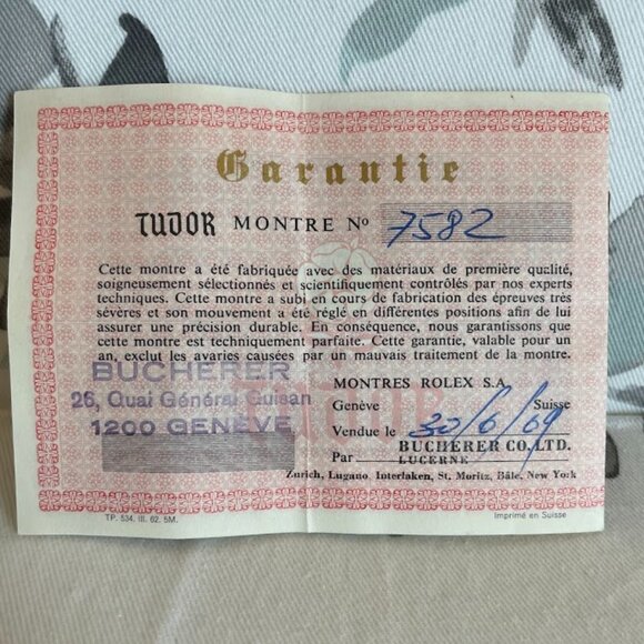 1966 Vintage Tudor Princess Oysterdate Watch - Picture 15 of 16